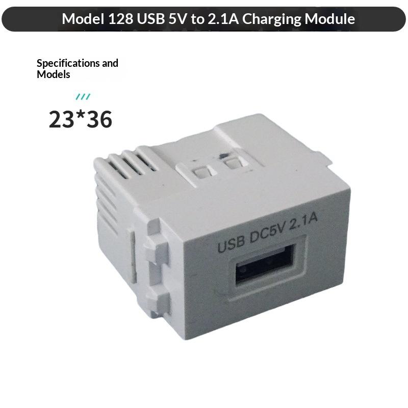 1 шт. Розетка 220 В 5 В 2,1 А Панель для зарядки мобильного телефона USB-модуль питания 5 В Трансформатор Зарядный переключаемый адаптер питания