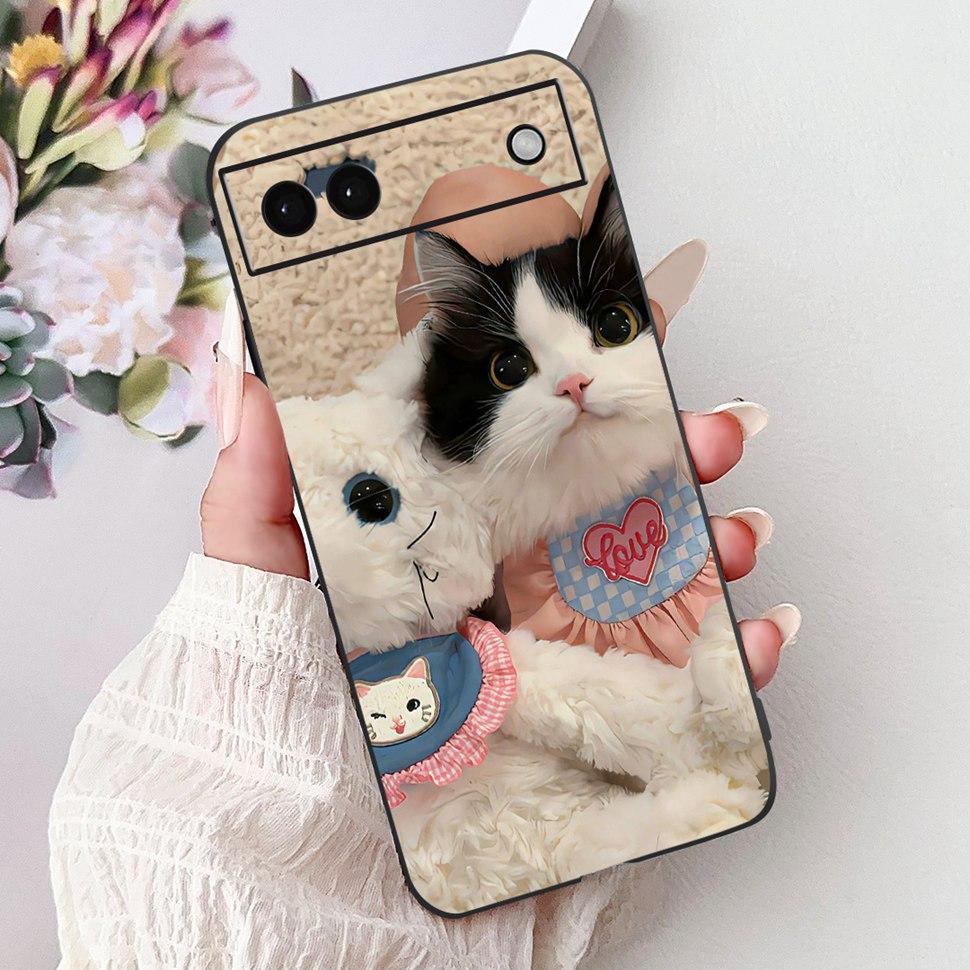 Luxury Painted Cover For Google Pixel 6A Case Soft Silicone Phone Case For Google Pixel 6A Google6A 2022 Back Cover 6.1"