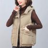 Vest Women's Hooded Winter Wear New Thickened Fashion Coat