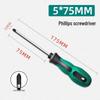 High-Strength Magnetic Screwdriver Set: Phillips, Slotted & Awl