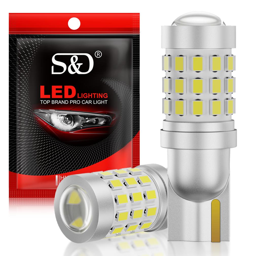 2 шт. W5W T10 LED CANBUS без ошибок 42SMD светодиодные чипы 194 168 Автомобильные внутренние габаритные огни Автолампы Плафоны для салона 1000Лм 12В Лампа 6000К