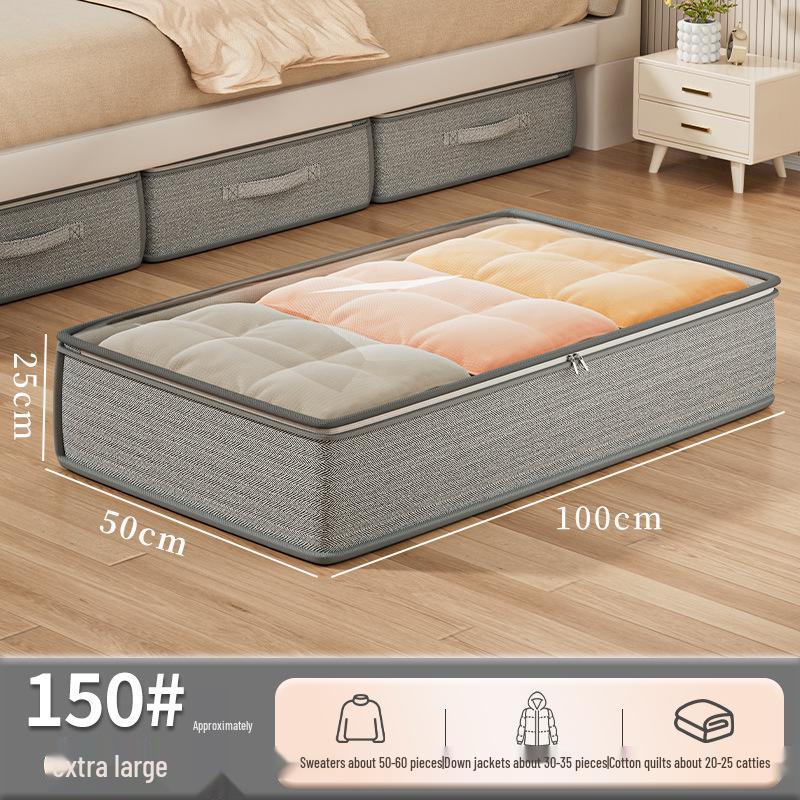Плоский ящик для хранения под кроватью и выдвижной ящик для сезонных одеял и органайзер для одежды