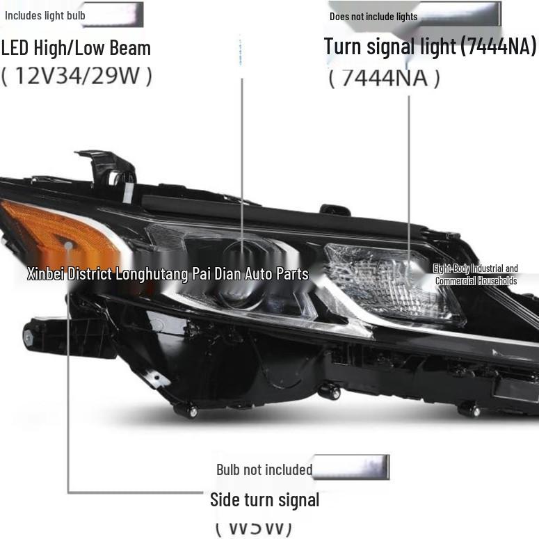 Блок-фара Toyota Camry LE/SE 2018 (81110-06C40, 81150-06C40)