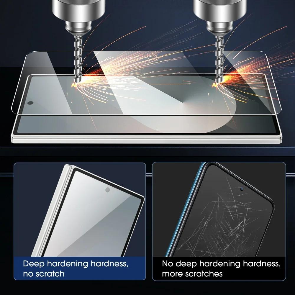 Защитные стекла 9H Закаленное стекло Внешние пленки для Samsung Galaxy Z Fold 7 Fold 6 5 3 Стекло с защитой от царапин для Z Fold7
