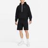Nike Флисовые шорты Solo Swoosh черные/белые мужские уличная одежда DV3055-010