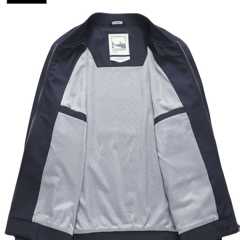 Cozy Up Мужская повседневная жаккардовая куртка-бомбер, легкая университетская куртка, модное пальто на молнии с карманами