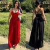 Women S Casual Jumpsuit Overalls Summer  Fashion  Camisole Wide Leg Solid Colors Jumpsuits