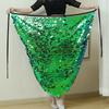 Scarf Mermaid Dance Hip Belly Set Sexy Sequin Wrapped Waist Scarf Bead Embroidered Long Skirt