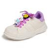 Girls White Shoes 2024 Fashion Child Cute 3D Bears Smile Non-slip Spring New Breathable Casual Kids Lace-up Sneakers Non-slip