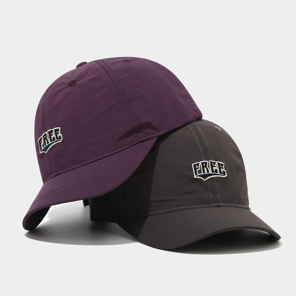 Adjustable Short Brim Baseball Cap Quick-Drying Casual Visor Hat Simple Men Peaked Cap  Outdoor