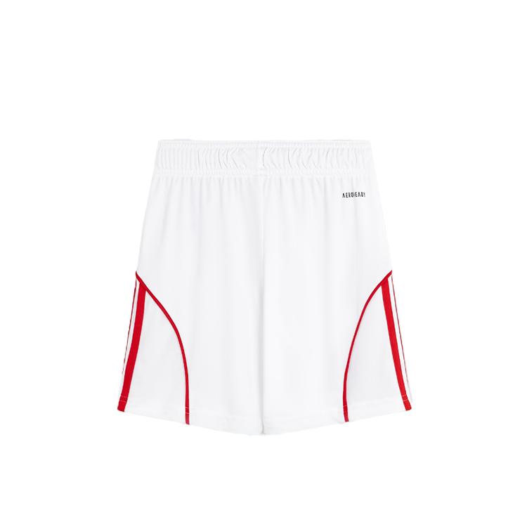 adidas Арсенал Aeroready SS25 Домашние Удобные Мягкие Быстросохнущие Футбольные Шорты Детские шорты Белый Светло-алый JI9528
