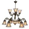 9+3 Light Black Portuguese Style Jhoomer Chandelier For Home Decor