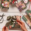 Santa Claus Christmas Wrapping Paper Kraft Paper Present Box Packing Eco-friendly Wrapper  Xmas