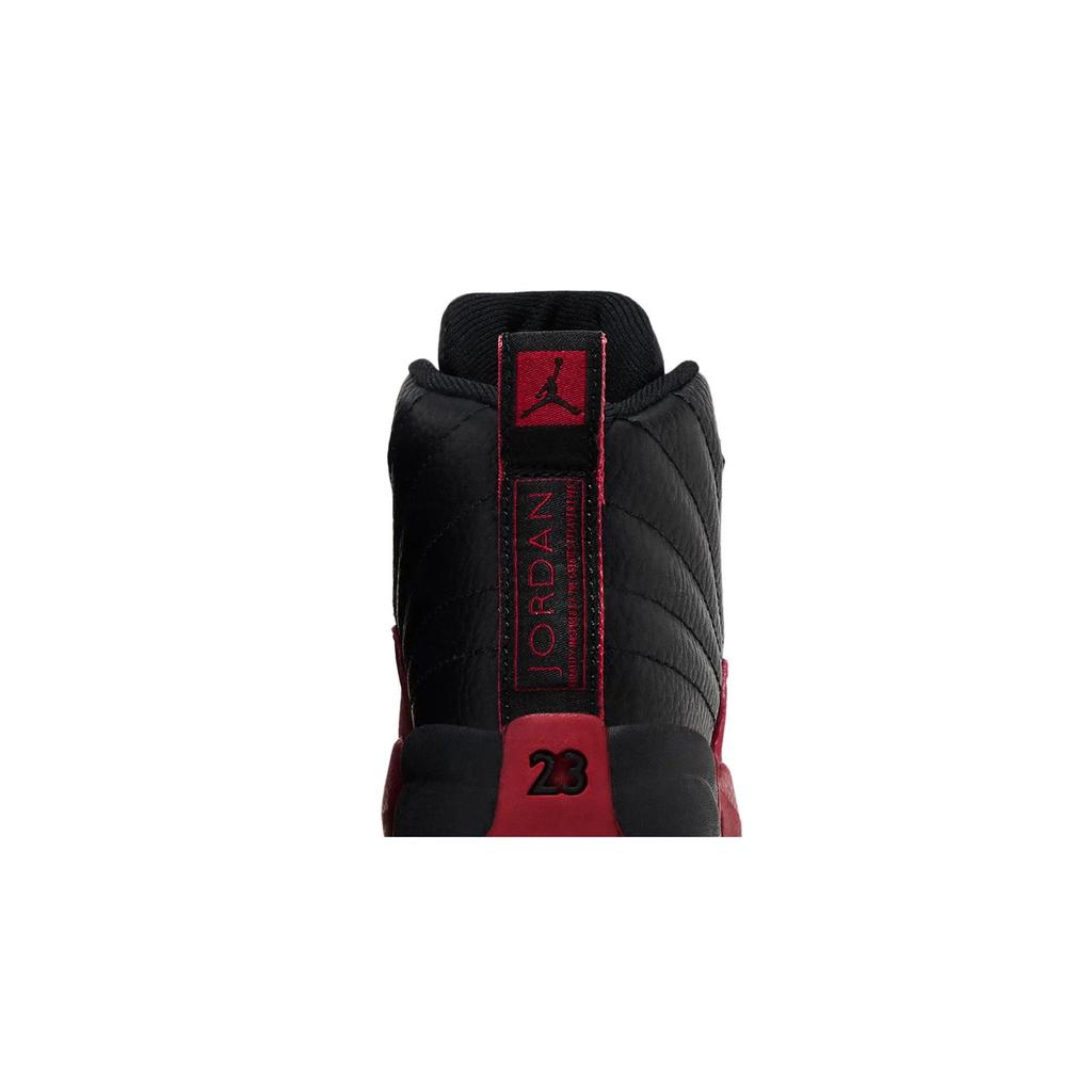 Air Jordan 12 Retro PreSchool 'Flu Game' 2016 (унисекс) Черные / Красные детские баскетбольные кроссовки 151186 002