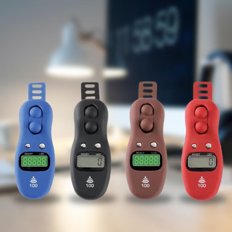 Large Screen Digital LCD Electronic Hand Tally Finger Counter Prayer Counters for Meditation Yoga Relieve Tension Reset