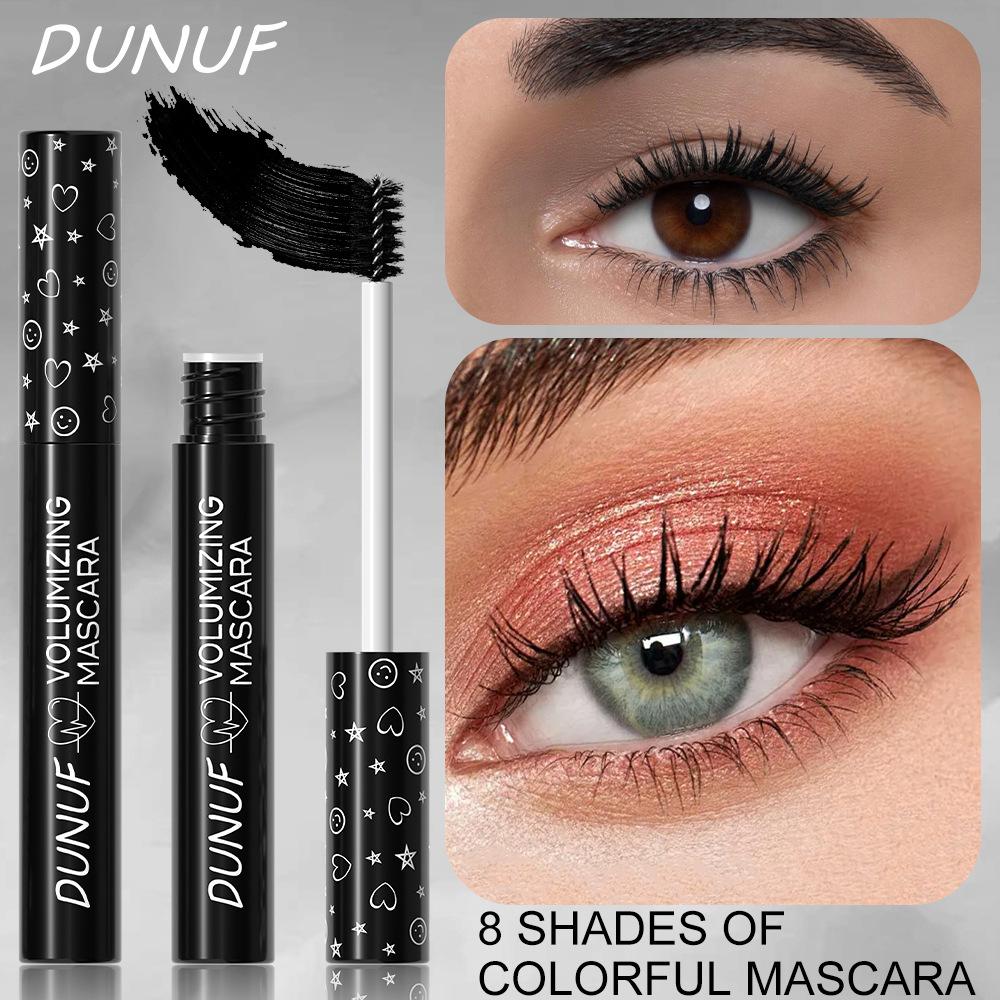 8-цветная тушь для ресниц Ultra Length Volume Colorful Mascara Стойкая водостойкая тушь для ресниц, не размазывается, идеально подходит для вечеринки, Хэллоуина, сценического макияжа