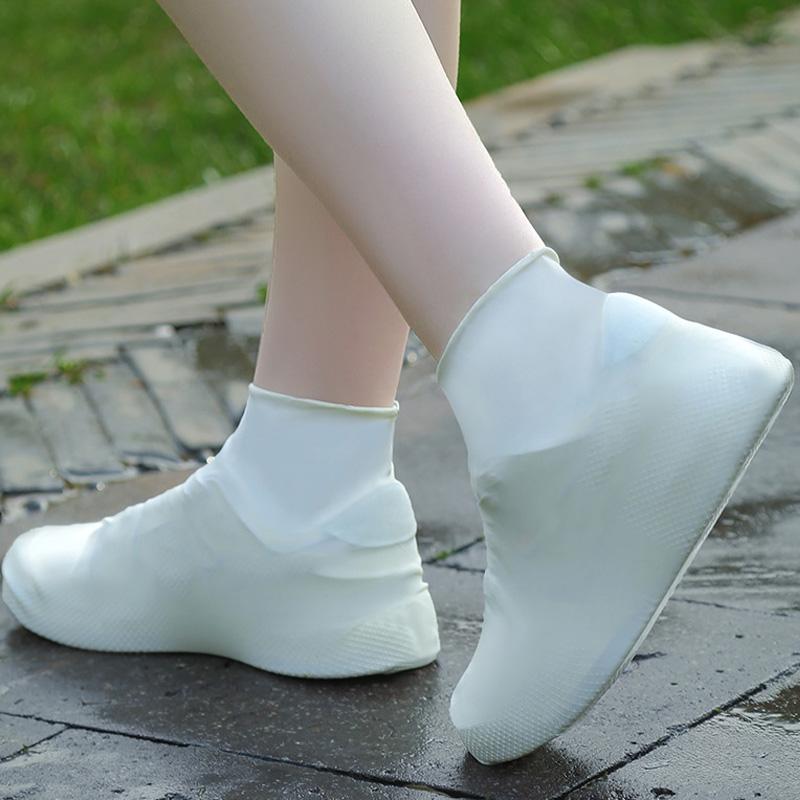1PC Reusable Overshoes For Outdoor Rubber Rain Boot Shoe Cover Silicone Walking Supplies