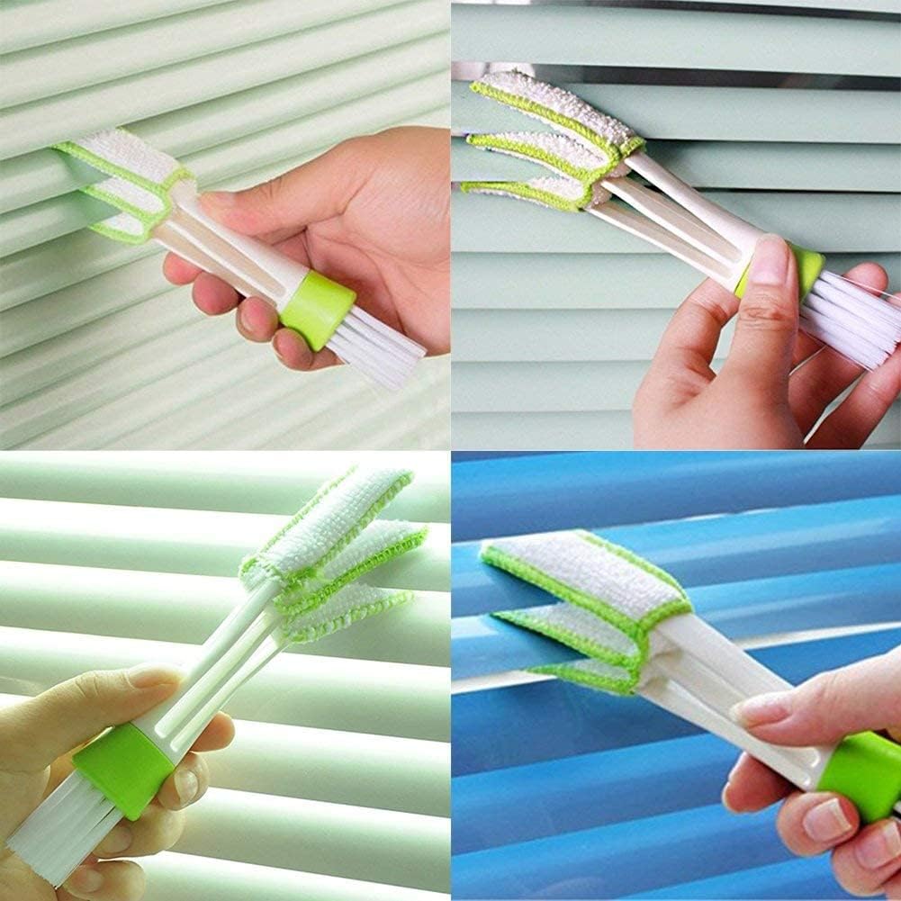 Mini Duster For Car Air Vent, Set Of 3 Automotive Air Conditioner Cleaner And Brush, Dust Collector Cleaning Cloth Tool For Keyboard Window Leaves