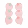 Cute Pink Strawberry Acrylic Bookmark Clear Frosted Page Markers Book Reading Accessories