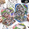 PaperMore Большие 2.5D Наклейки с Миниатюрными Пейзажами - Девятая Серия для Креативного Ведения Дневника и Успокаивающих Сцен.