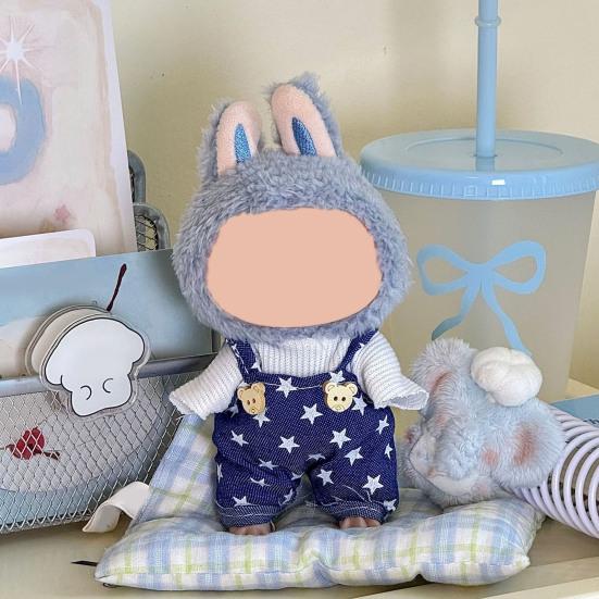 Doll Clothes Set for 17cm Labu-bu Luxury Chic Style Outfit Unique Doll Clothing Set Fashionable Doll Accessories for Collectors