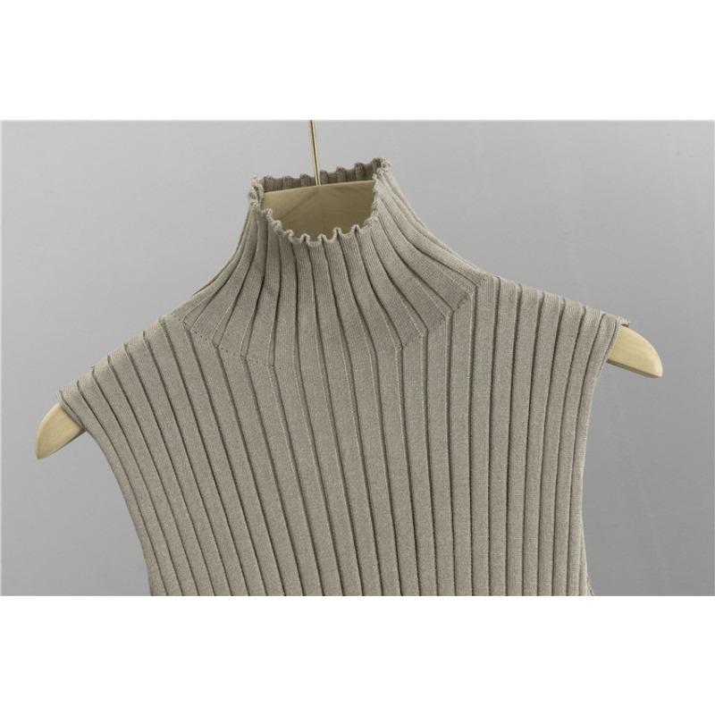 Осенне-зимний женский трикотажный костюм больших размеров Lazy Temperament без рукавов, жилет, свитер, кардиган, брюки