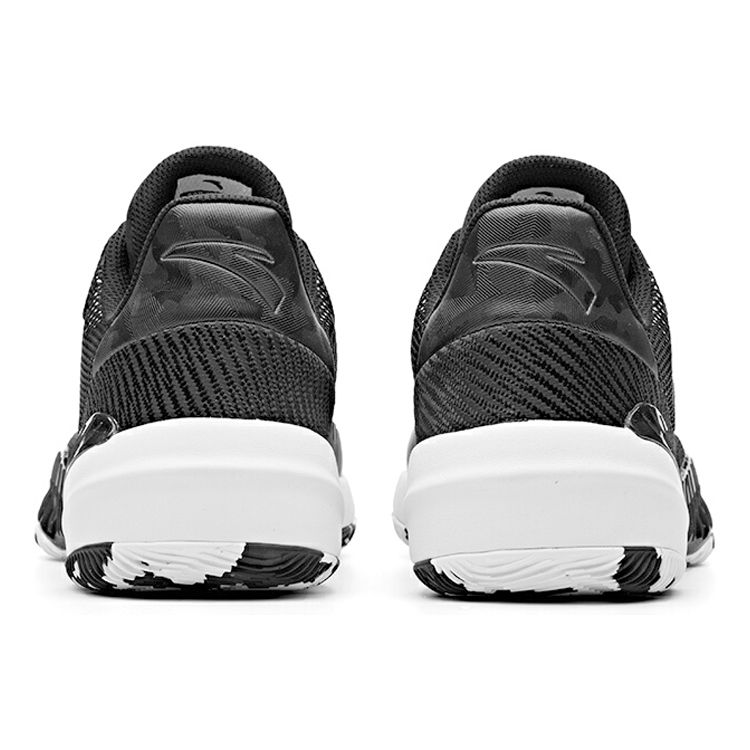 Anta A-Shock Comfortable Versatile Shock Absorbing Non-Slip Wear-Resistant Low-Top Basketball Shoes Men Sneaker Black White 11831109-1
