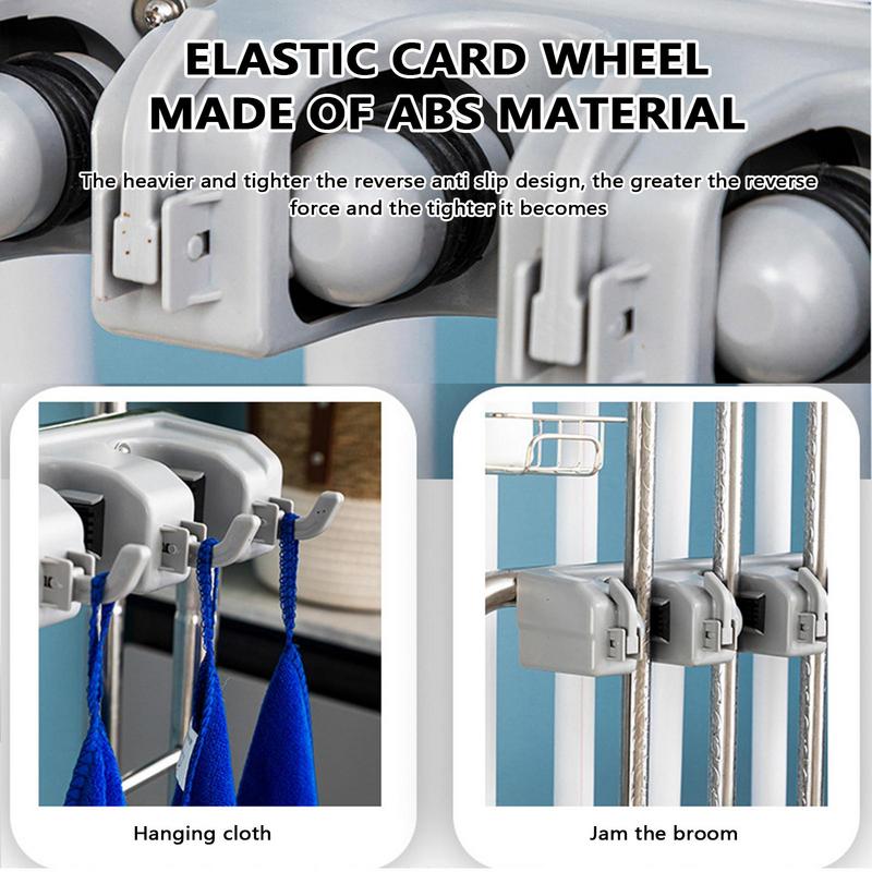 Housekeeping Cart Cleaning Janitorial Cart Housekeeping Caddy Large Capacity Integrated Pedestal Sink Shelves Broom Mop Holder