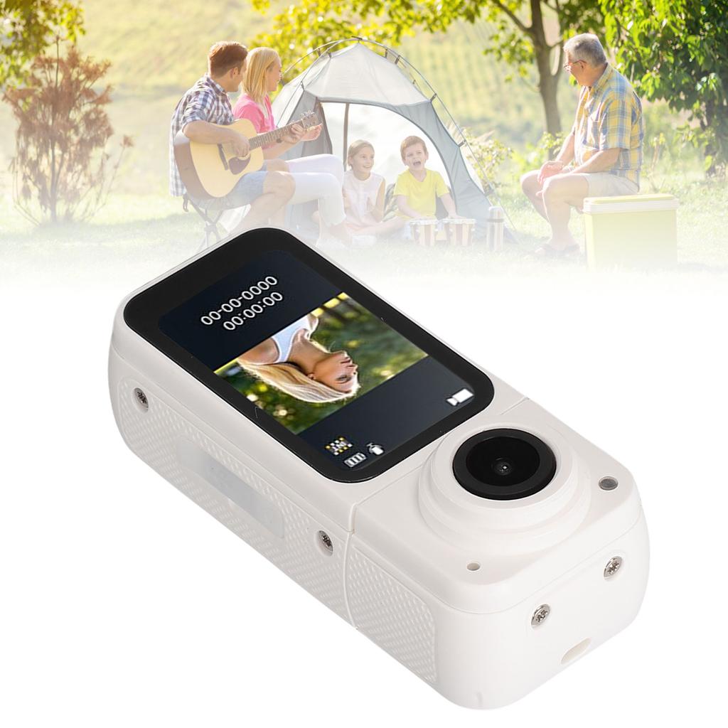 Wearable Camera 2.7K 12MP 170 Degree Angle 1.47 Inch Color Screen Magnetic Body Worn Cam for Work Travel Walking