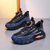 Foreign Trade Children's Sports Shoes Spring and Autumn New Mesh Leather Boys Lightweight Running Shoes Rotating Buckle Primary School Sneakers