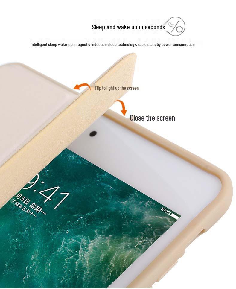 2024 iPad Air 6 Silicone Leather Case: 10.2-11 Inch Soft, Heat Dissipating, Anti-Drop Full Wrap Shell