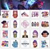 20-40 шт. Новые K-pop Тату-наклейки Охотники на Демонов HUNTRX Временные Татуировки Наклейки на Руку Для Детской Вечеринки Подарки