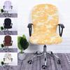 Swivel Chair Cover Stretchable Removable Computer Office Washable Rotating Seat Cover Home Office Décor
