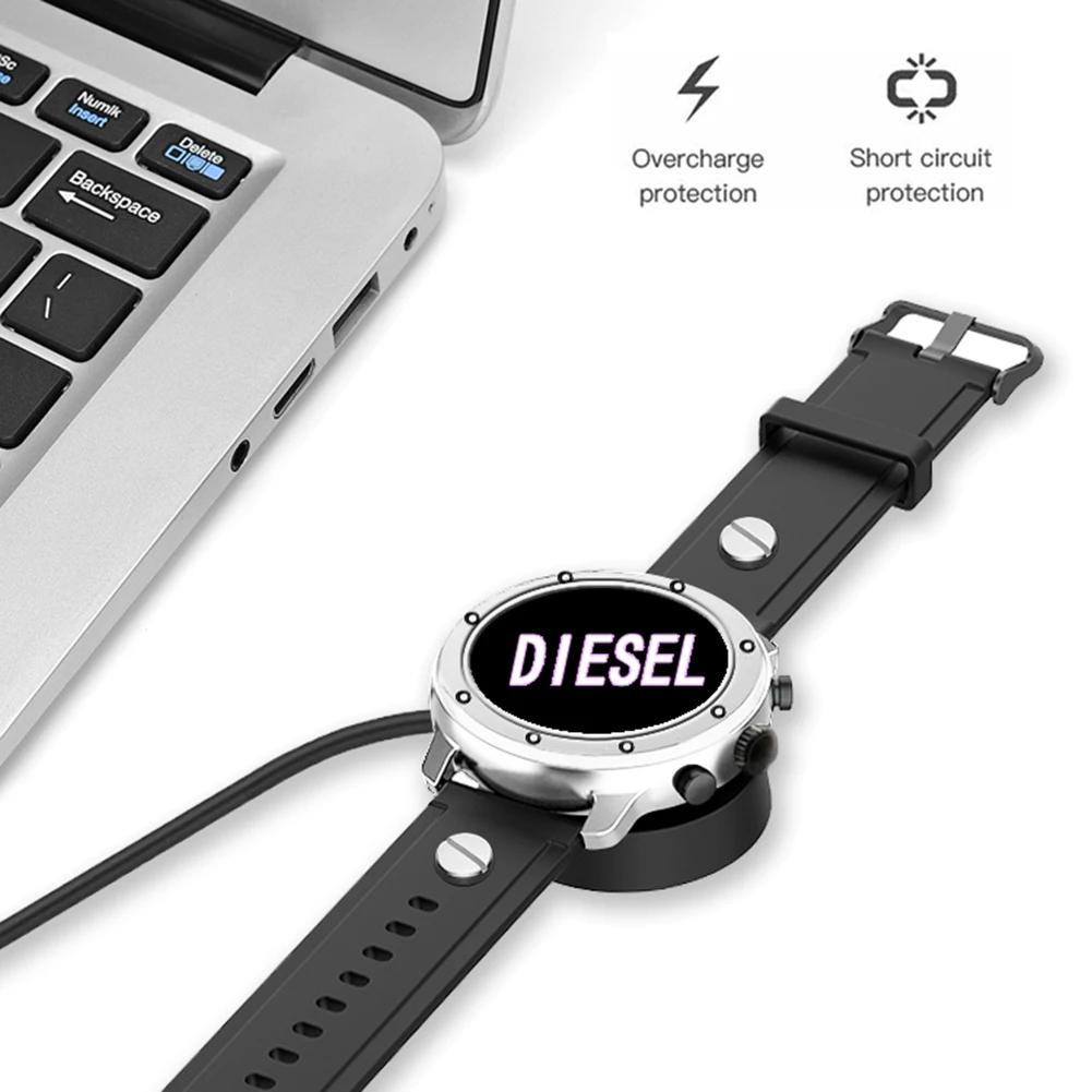 USB Магнитная док-станция для быстрой зарядки для Fossil Gen6/Gen5/Gen4/Venture/Explorer/Diesel Smart Watch Accessories Зарядный кабель