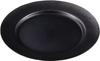 Black Vintage Inox Round Plate, 230mm, Made In Japan, BLACK VINTAGEINOX, Ideal for Cafes and Restaurants, Round Stainless Steel Plate with Aged