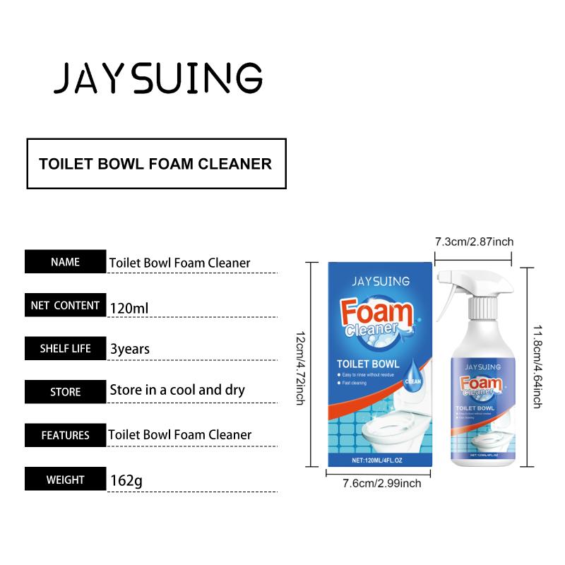 Household Bathroom Toilet Foam Cleaner Strong De-Yellowing and Deodorizing Solution for Home Use