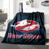 Ghostbusters Personalized Text Blanket Multi-purpose Customizable Blanket Warmthful Decor Perfect for Bed Living Room Sofa Picnics