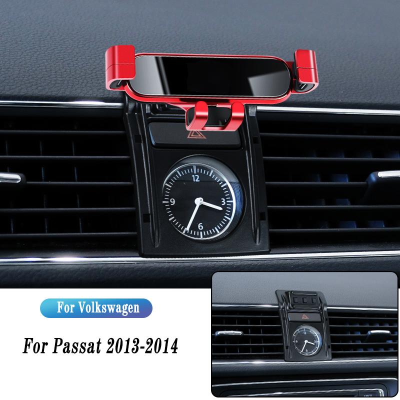 Car Phone Holder For Volkswagen Passat B7 B8 B9 2011-2022 Gravity Navigation Bracket GPS Stand Air Outlet Clip Rotatable