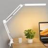 LED Desk Lamp with Clamp 10W Swing Arm Desk Lamp Eye-Caring Dimmable Desk Light with 10 Brightness Level 3 Lighting Modes