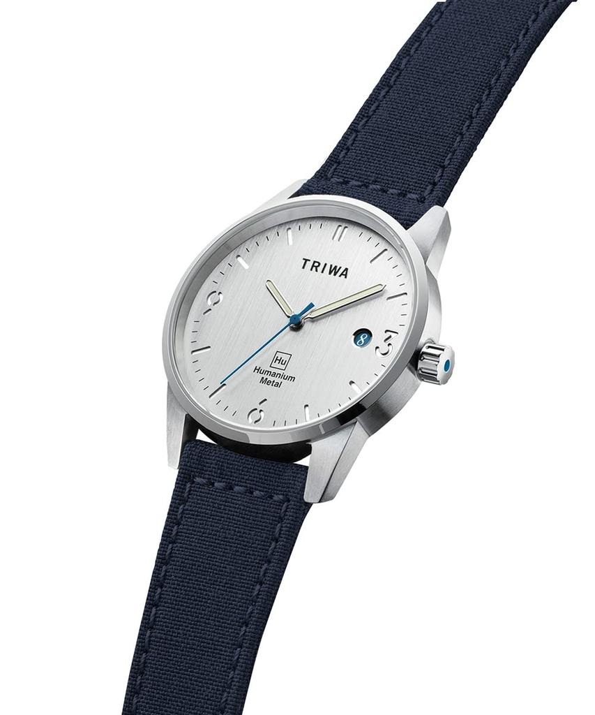 Часы TRIWA HUMANIUM TIME FOR PIECE Ремень из переработанного холста, регулярный импорт, Швеция, скандинавский дизайн, мужские и женские (унисекс) HU39LB-CL080712