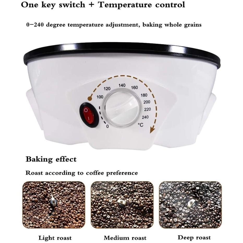 Multifunction Household Coffee Roaster Machine High Capacity Cafe Shop Electric Coffee Beans Roaster