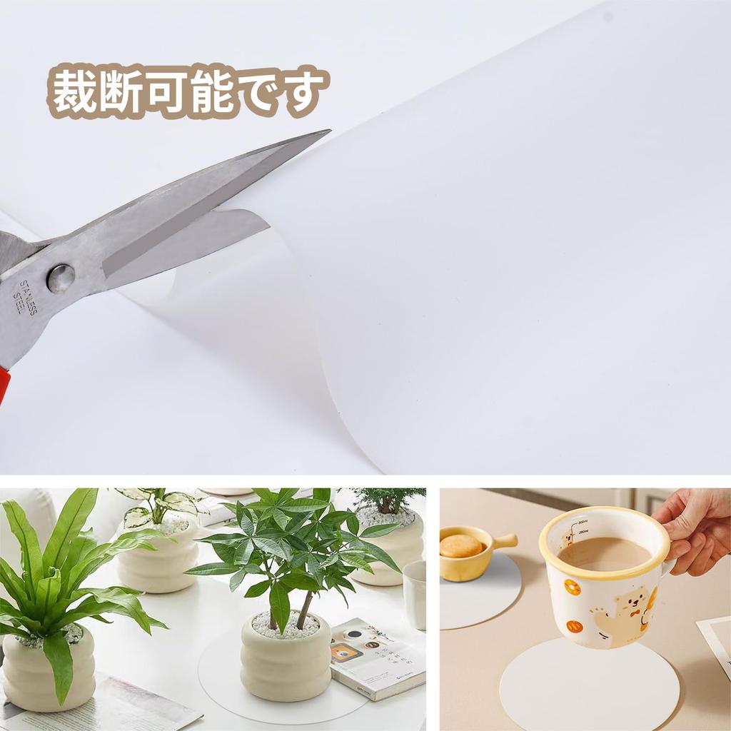 SUPER KITCHEN Большая силиконовая подставка 125 x 40 см, Защитная подставка для кухонной столешницы, Режущаяся, Нескользящая, Термостойкая, Полупрозрачная