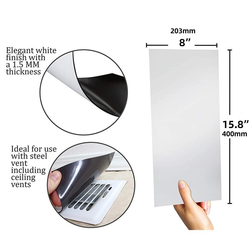 Magnet Sheet Magnetic Vent Covers Air Circulation Air Vent Exterior Wall Vent Cover PVC Adhesive Ceiling Vent Covers Floor Vents