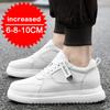Fashion Fashion Men Casual Shoes Men Low Cut Sneakers Breathable Height Increasing Shoes 6/8/10CM Thick Sole Hard-Wearing Male Footwear