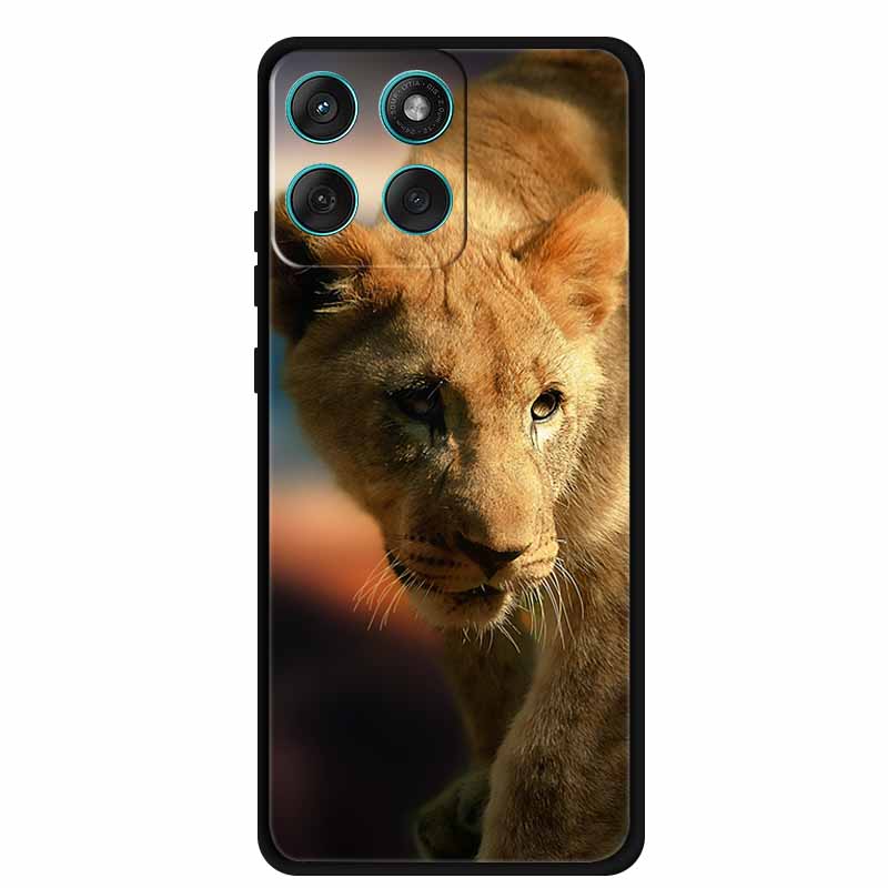 For Motorola Edge 60 Fusion Case XT2503-4 Wolf Lion Soft TPU Silicone Phone Cover for Motorola Edge 60 Fusion Case Fundas Coque