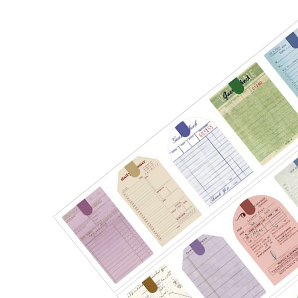 Винтажный скрапбукинг рулонные наклейки лента мусор журнал скрапбукинг аксессуары принадлежности этикетки Ta