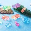 10Pcs Mini Turtles Luminous Ornament Figures Tiny Turtles Micro Fairy Garden Landscape Fish Tank Landscaping Accessories