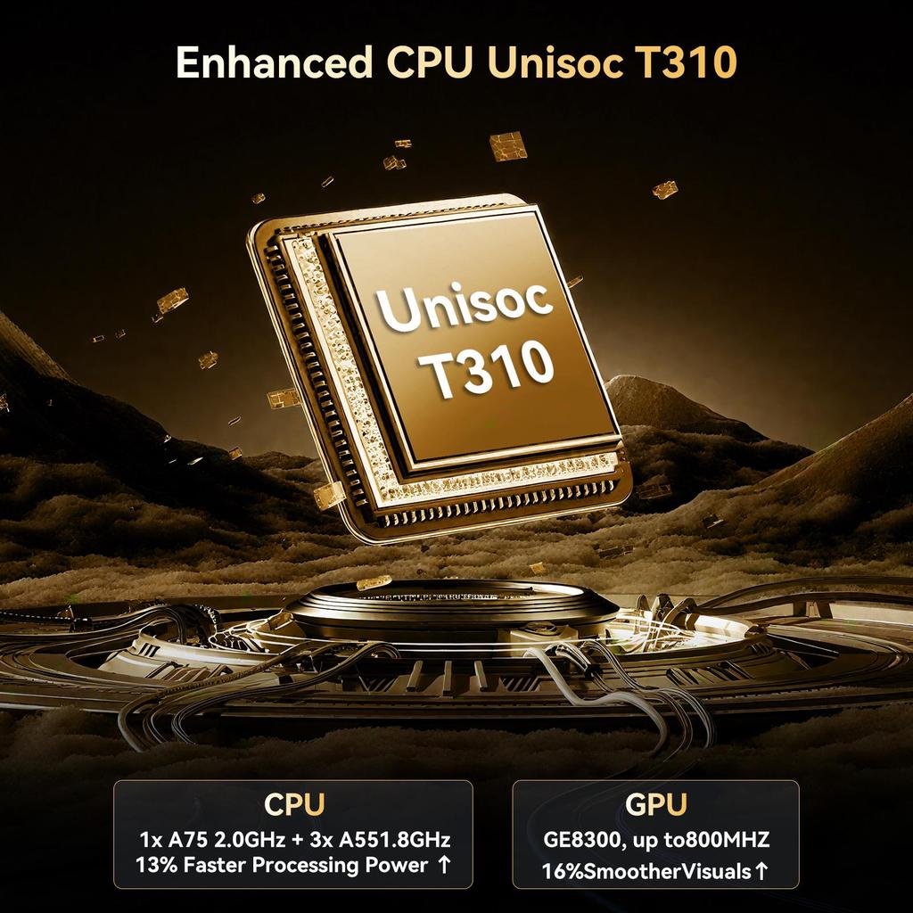 TABWEE T80 Set Android 15 6GB RAM 128GB ROM Tablet 10.1 Inches 1280x 800 FHD Display Octa Core UMS312(T310) PC Tablet