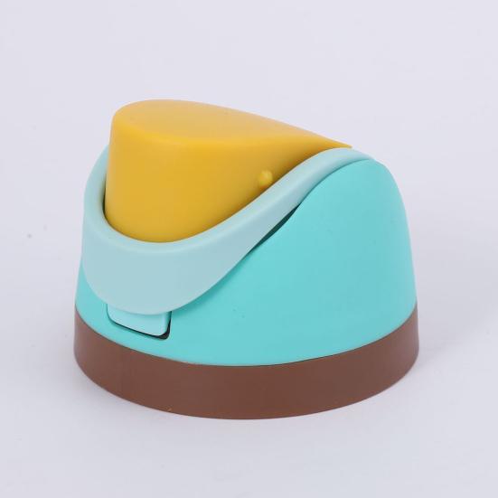 Крышка для бутылки с водой с трубочкой, крышка из пищевого пластика без содержания бисфенола А с ручкой, устойчивая к брызгам крышка, сменные колпачки для кофейной кружки-холодильника