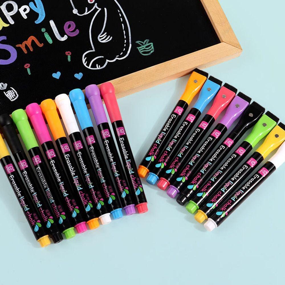 Led Board Writing Blackboard Graffiti Whiteboard Pen Liquid Chalk Pen Highlighters Art Marker Pen